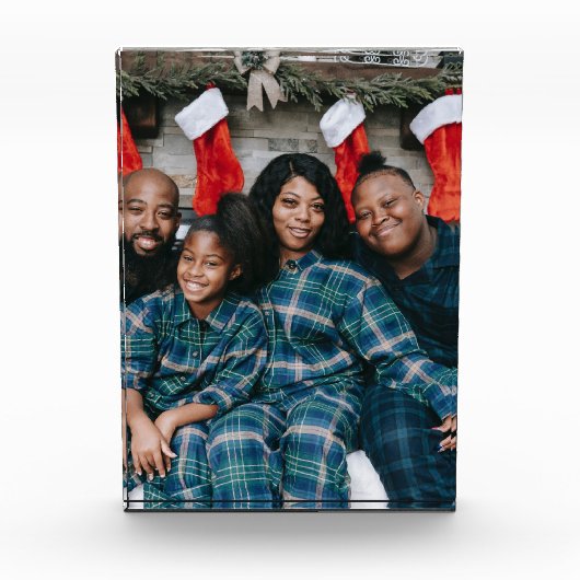 Custom Christmas Family Holiday Foto (Vorderseite)