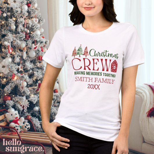 Custom Christmas Family Shirt Make Memories