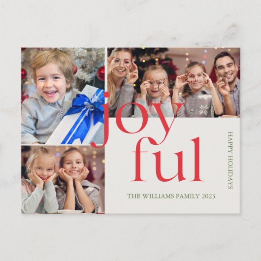 Custom Christmas Foto Card Weihnachten Weihnachten (Vorderseite)