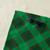 Custom Christmas Foto Rahmen rot & grün Kariert Strandtuch (Beispiel)