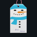 Custom Christmas Fun Blue Personalisiert Snowman Geschenkanhänger<br><div class="desc">Custom Frohe Weihnachts Spaß Personalisiert Snowman Geschenktasten . Tag sagt alles. Sie brauchen keine Weihnachtsbotschaft zu erhalten, es sei denn, Sie wollte mit Ihrem Namen oder geben Sie Santa, Nana Grandpa usw.. Personalisieren Sie diese bezaubernden Weihnachtsgeschenktafel Nordpol santa. Eine perfekte Ergänzung zu einem Geschenk für ein spezielles Kind oder Erwachsene....</div>