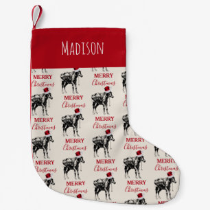 Custom Christmas Funny Vintag Donkey Weihnachtsman Kleiner Weihnachtsstrumpf