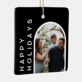 Custom Christmas Geschenk | FOTO Keramikornament (Rechts)