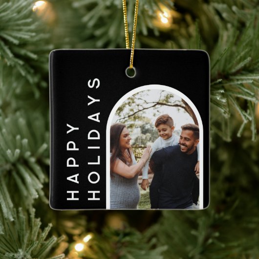 Custom Christmas Geschenk | FOTO Keramikornament (Baum)