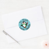 Custom Christmas Geschenk von Santa Sticker Pengui (Umschlag)
