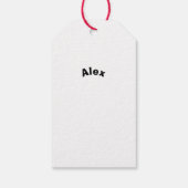 Custom Christmas Geschenkanhänger (Rückseite)