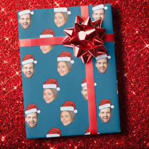 Custom Christmas Geschenkwrap mit Weihnachtsmannmü Geschenkpapier