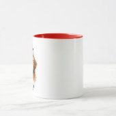 Custom Christmas Goldendoodle Dog Tasse (Zentrum)