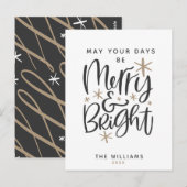 Custom Christmas Gruß Postkarte (Vorne/Hinten)