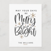 Custom Christmas Gruß Postkarte (Vorderseite)