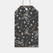 Custom Christmas Grußmarken Geschenkanhänger (Rückseite)