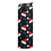 Custom Christmas Hat | Personalisierter Urlaub San Thermosbecher (Nach links gedreht)