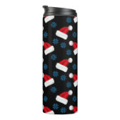 Custom Christmas Hat | Personalisierter Urlaub San Thermosbecher (Nach rechts gedreht)