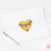 Custom Christmas Heart Sticker (Umschlag)