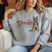 Custom Christmas Holiday Club German Shepherd Sweatshirt