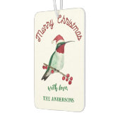 Custom Christmas Hummingbird Autolufterfrischer (Links)
