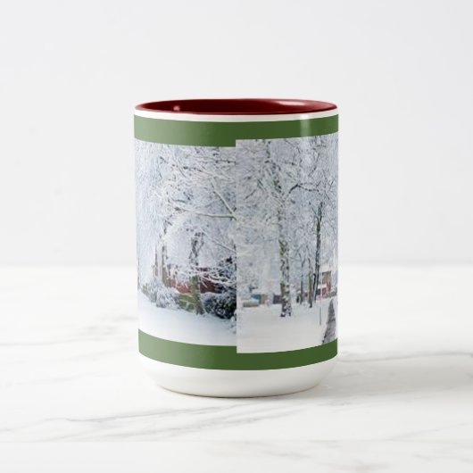 CUSTOM CHRISTMAS KAFFEE TASSE MIT FOTO (Mittel)