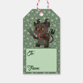 Custom Christmas Krampus Geschenkanhänger