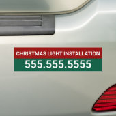 Custom Christmas Light Installation Company Autoaufkleber (Auf Auto)