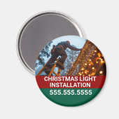 Custom Christmas Light Installation Company Magnet (Vorderseite/Rückseite)