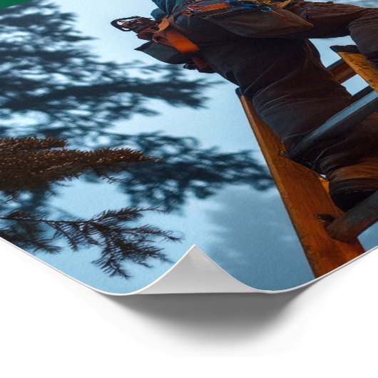 Custom Christmas Light Installation Company Poster (Ecke)