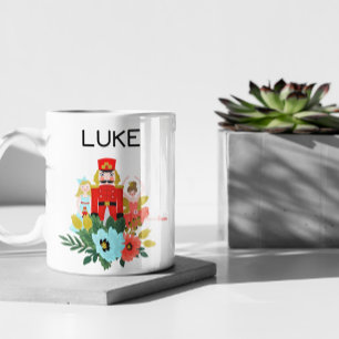 Custom Christmas Nutcracker Tasse