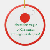 Custom Christmas Ornament (Hinten)