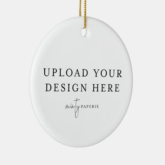 Custom Christmas Ornament - Upload your Photo (Rechts)