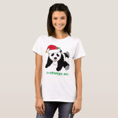 Custom Christmas Panda Bear Santa T-Shirt (Vorne ganz)