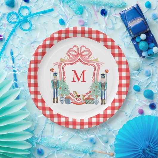 Custom Christmas Party Plates Pappteller (Party)