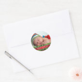 Custom Christmas Peace Liebe Joy Foto Sticker (Umschlag)