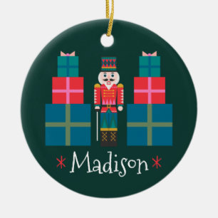 Custom Christmas Personalisiert Nutcracker Keramik Ornament