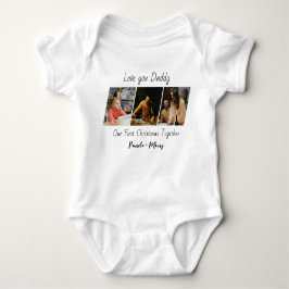 Custom Christmas Photo Baby Bodysuit  Strampler