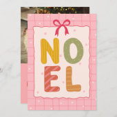 Custom Christmas Photo Greeting Card Feiertagskarte (Vorne/Hinten)