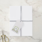 Custom Christmas Pink Golf Carts Green Wappen Part Geschenkanhänger (Mit Garn)