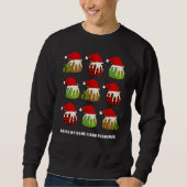 Custom Christmas Puddings Sweatshirt (Vorderseite)