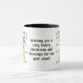 Custom Christmas SANTA FROG Tasse (Zentrum)