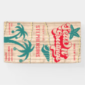 Custom Christmas Seas N' Greetings Cruise Door Banner (Horizontal)