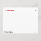 Custom Christmas Snow Reciards Feiertagspostkarte (Rückseite)