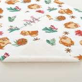 Custom Christmas Spitz Sherpadecke (3/4)