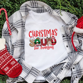 Custom Christmas Squad Family Weihnachtsfeiertage  T-Shirt