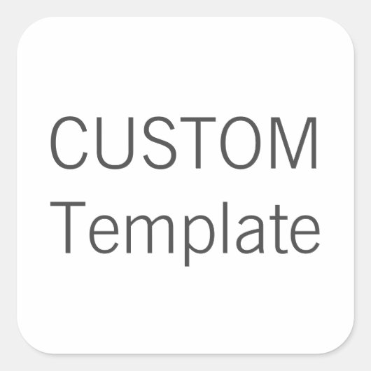 Custom Christmas SQUARE Shaped Gift Stickers (Vorderseite)