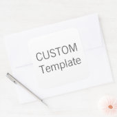 Custom Christmas SQUARE Shaped Gift Stickers (Umschlag)