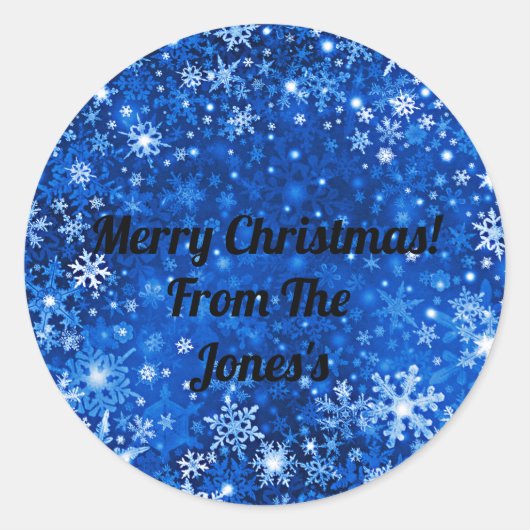 Custom Christmas Stickers (Vorderseite)