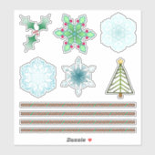 Custom Christmas Stickers #2 Aufkleber (Blatt)