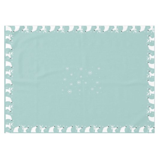 Custom Christmas Tableclout Tischdecke (Vorderseite (Horizontal))