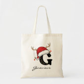 Custom Christmas Tote Bag for Mom or Teacher Tragetasche (Vorne)