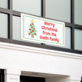Custom Christmas Tree Banner (Äußeres Gebäude)