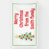 Custom Christmas Tree Banner (Vertikal)