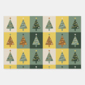 Custom Christmas Tree Sage Green Geschenkpapier Set (Vorderseite 2)